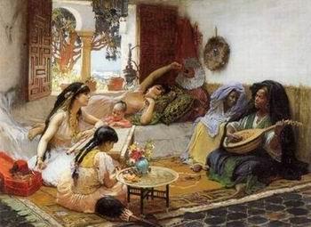 unknow artist Arab or Arabic people and life. Orientalism oil paintings  335 oil painting image